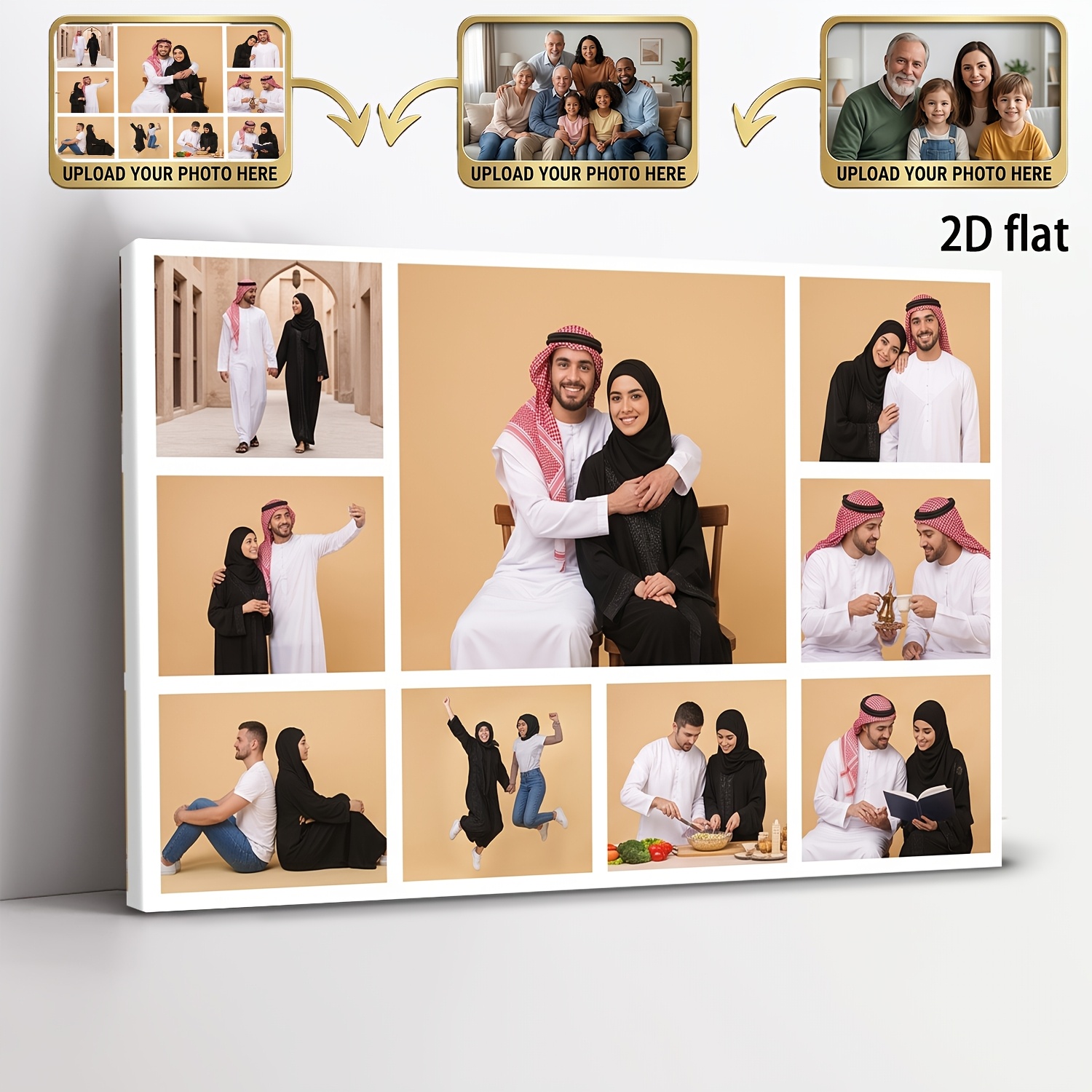 Photographic Memory - Quadro Personalizzato con 9 Foto, Stampa